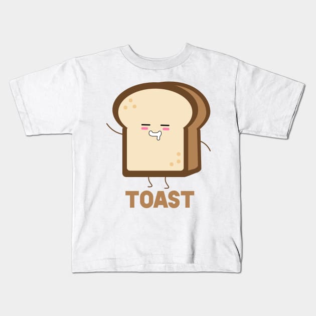 Avocado And Toast Matching Couple Kids T-Shirt by SusurrationStudio